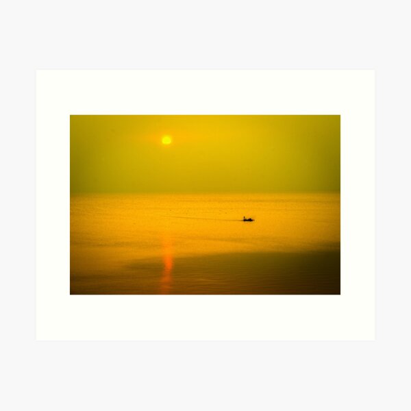 Item preview, Golden Serenity – A Minimalist Journey designed and sold by Chittara Arts.