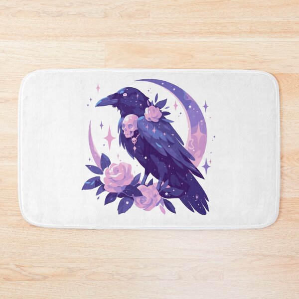 Item preview, pastel goth crow designed and sold by craftyaliens.