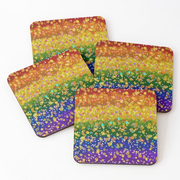 Item preview, Flowers on rainbow designed and sold by manoloshoping.