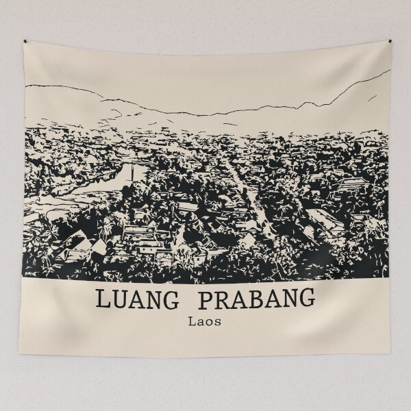 Item preview, Luang Prabang - Laos designed and sold by Lakeric Cityscapes.