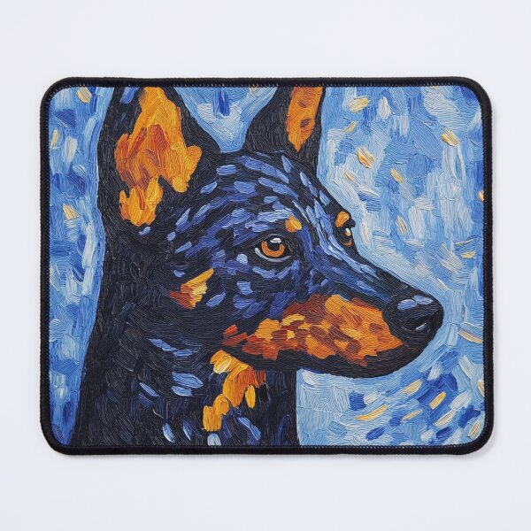 Item preview, Australian Cattle Dog | Post-impressionist painting style designed and sold by ComicsFactory.