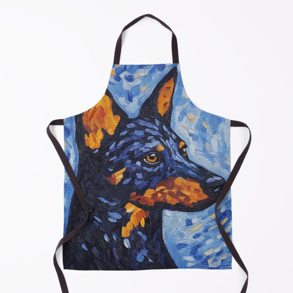 Item preview, Australian Cattle Dog | Post-impressionist painting style designed and sold by ComicsFactory.