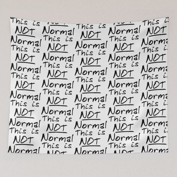 Item preview, This is NOT Normal - Anti Trump Slogan designed and sold by ourkid.