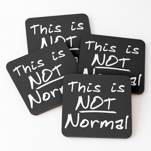 Item preview, This is NOT Normal - Anti Trump Slogan designed and sold by ourkid.