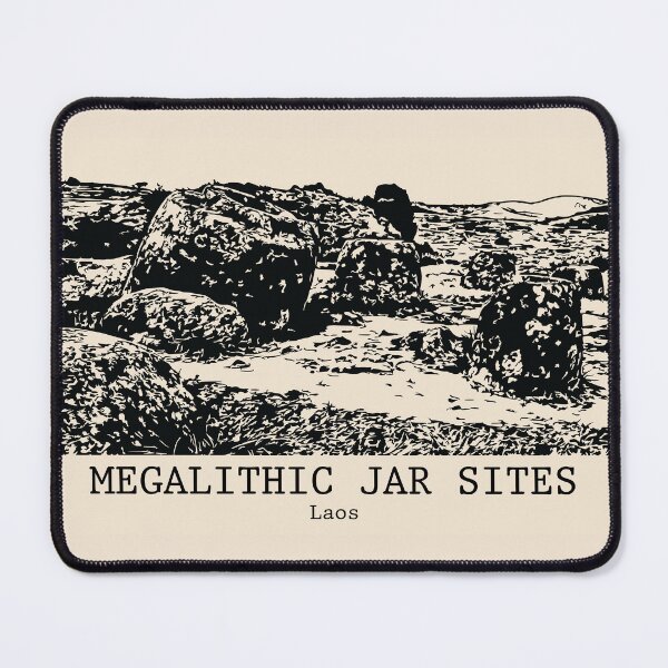 Item preview, Megalithic Jar Sites - Laos designed and sold by Lakeric Cityscapes.