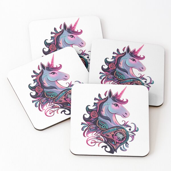Item preview, Tribal Neon Unicorn designed and sold by zoughlal.