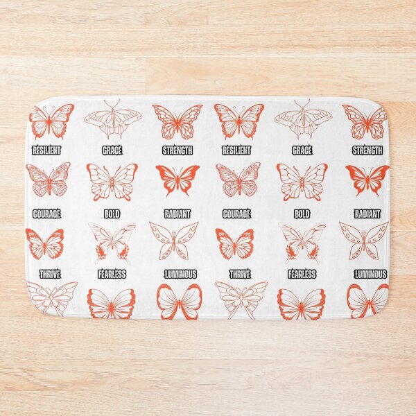 Item preview, 12 Powerful Words for Women – Butterfly-Inspired Empowerment T-Shirt designed and sold by LovelY PrintS.