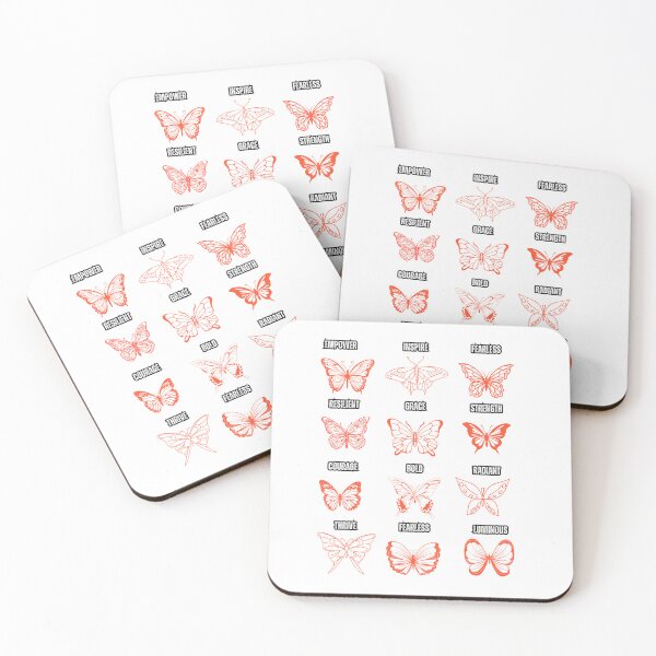 Item preview, 12 Powerful Words for Women – Butterfly-Inspired Empowerment T-Shirt designed and sold by LovelY PrintS.