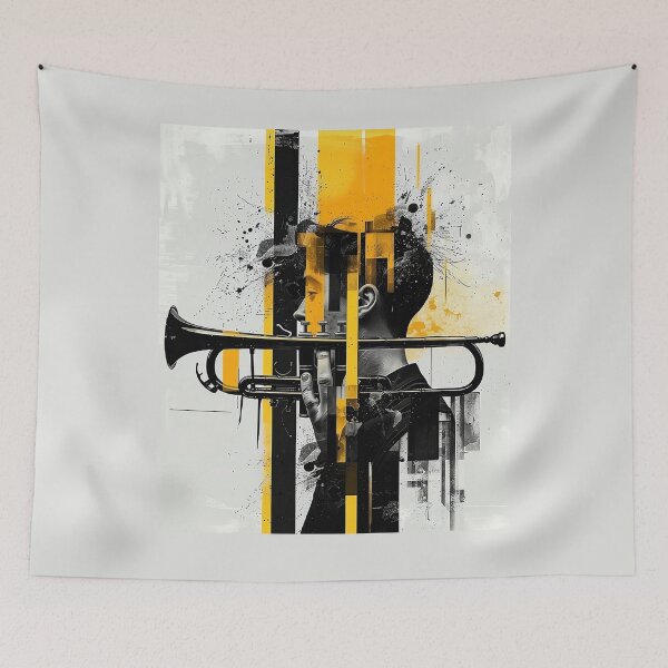 Item preview, Jazz trumpet player designed and sold by dharanna.