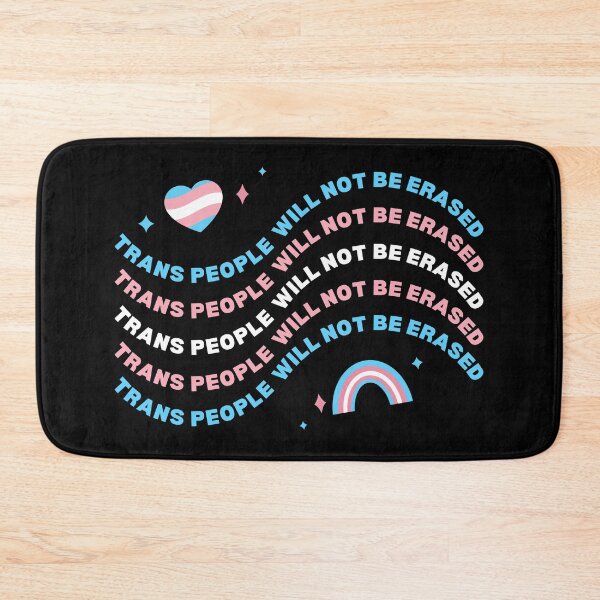 Item preview, Trans People Will Not Be Erased designed and sold by Caring Hearts.