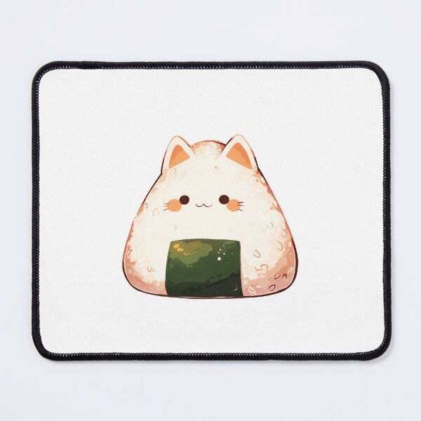 Item preview, Cute Cat Onigiri designed and sold by NikoNekoDesigns.