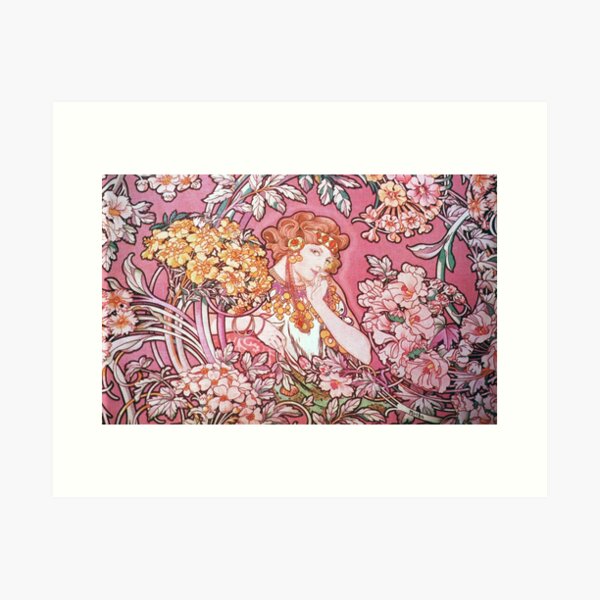 Item preview, Sapphic Woman Among the Flowers designed and sold by Quillful.