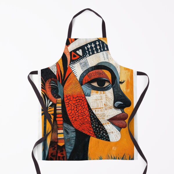 Item preview, Vibrant abstract portrait with geometric patterns. designed and sold by Artessie.
