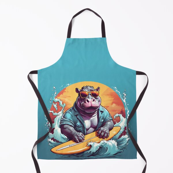 Item preview, An angry hippo in punk style – a rebellious spirit designed and sold by KateVil.