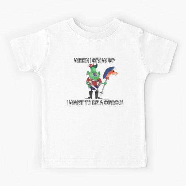 Item preview, When I grow up I want to be a cowboy designed and sold by nilbogcorp.