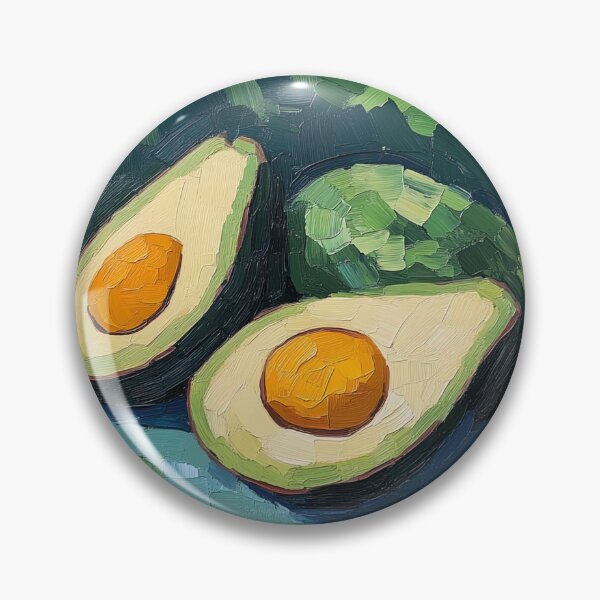 Item preview, Avocado fruit | Post-impressionist painting style designed and sold by ComicsFactory.