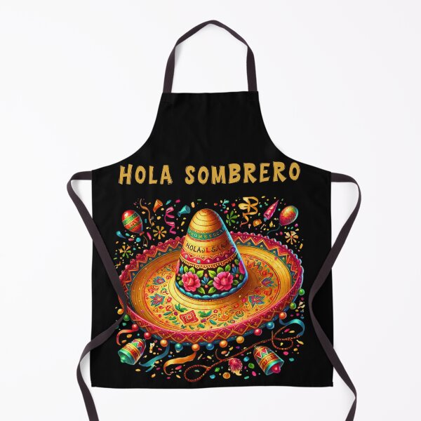 Item preview, Hola Sombrero Colorful Mexican Hat Celebration designed and sold by BogskyShop.