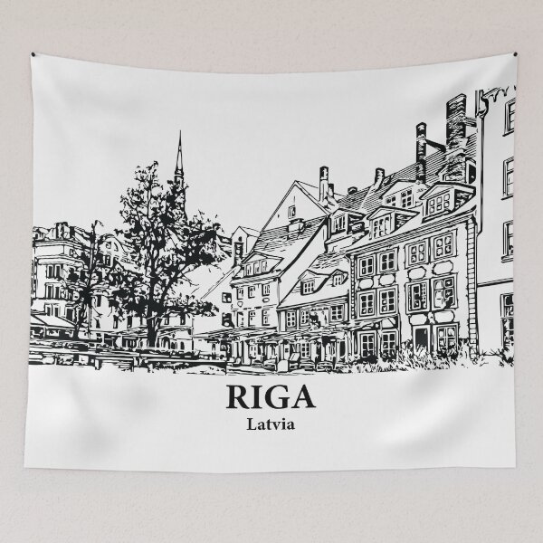 Item preview, Riga - Latvia designed and sold by Lakeric Cityscapes.