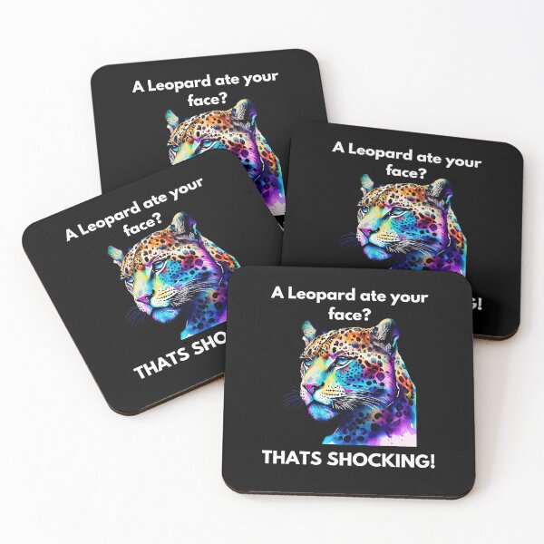 Item preview, A Leopard ate your face?  Rainbow Versions designed and sold by Cleverish.
