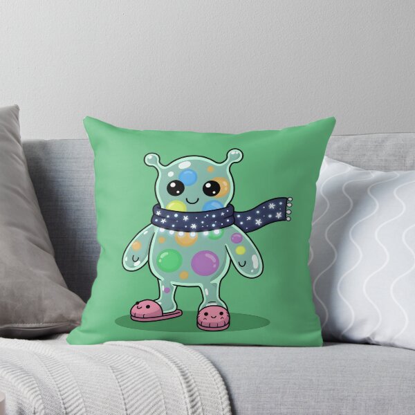 Item preview, Cozy Bubble Alien | Cute Galactic Winter Vibes designed and sold by SeGoArtDesign.