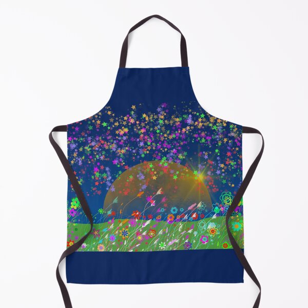 Item preview, Fantasy of flowers and stars with moon designed and sold by manoloshoping.