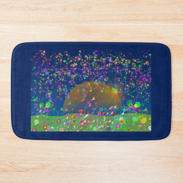 Item preview, Fantasy of flowers and stars with moon designed and sold by manoloshoping.