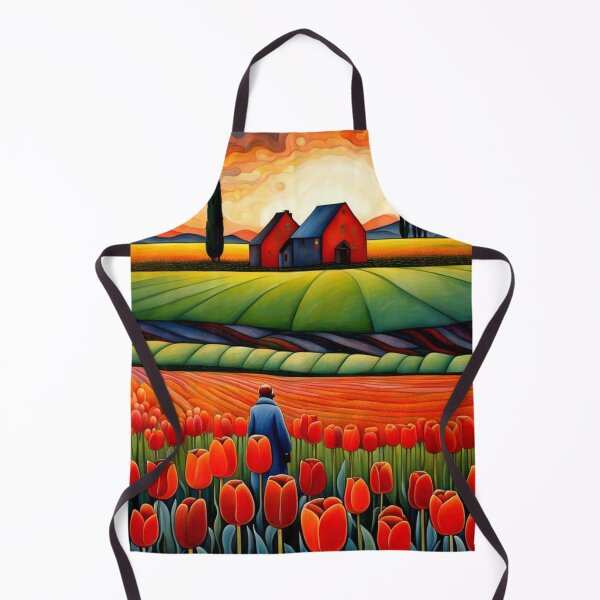 Item preview, Walking among Tulip Fields 1 designed and sold by George Hutton Hunter.
