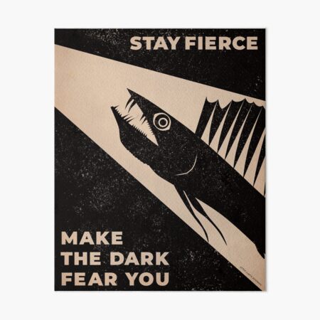 Item preview, Stay Fierce: Make the Dark Fear You (Paper) designed and sold by Utter, Earth.