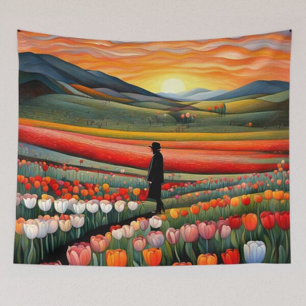 Item preview, Walking among Tulip Fields 2 designed and sold by George Hutton Hunter.