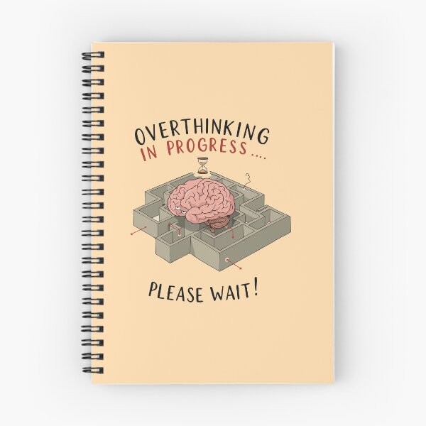 Item preview, Overthinking in Progress designed and sold by CivilizActions.
