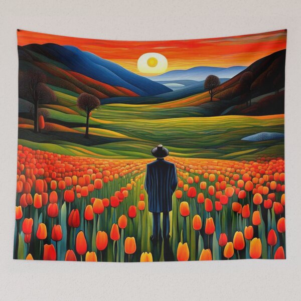 Item preview, Walking among Tulip Fields 3 designed and sold by George Hutton Hunter.