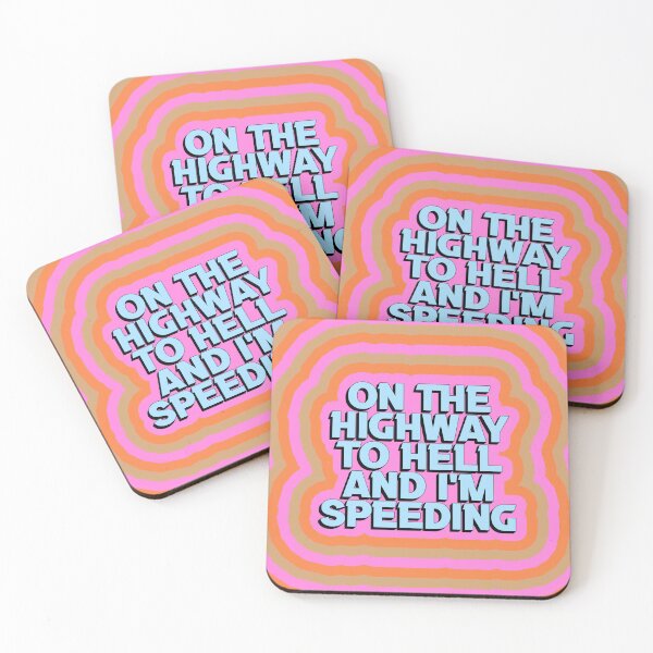 Item preview, ON THE HIGHWAY TO HELL AND I'M SPEEDING designed and sold by The Turbulent Architect.