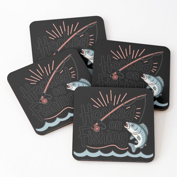 Item preview, Hooked On Fishing-funny Fishing Motif designed and sold by MrERNST.