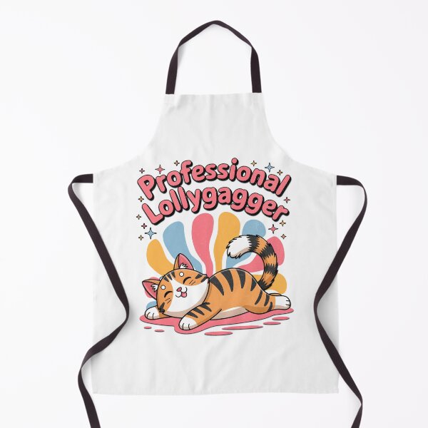 Item preview, Lazy Cat Retro Aesthetic – Professional Lollygagger Design designed and sold by EpochFusion.