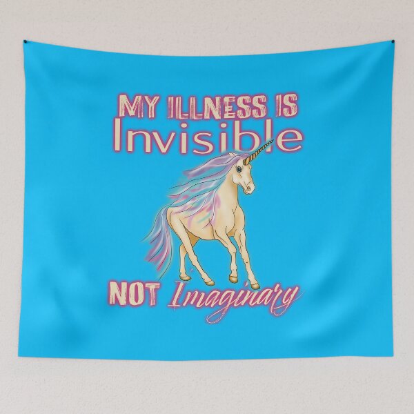 Item preview, Invisible Illness Humor, Unicorn, Chronic Pain, Disability designed and sold by mermaidronnie.