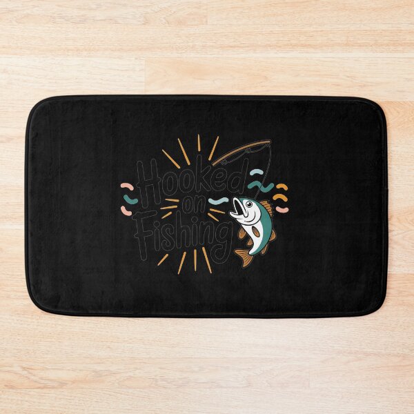 Item preview, Hooked On Fishing-funny Fishing Motif designed and sold by MrERNST.