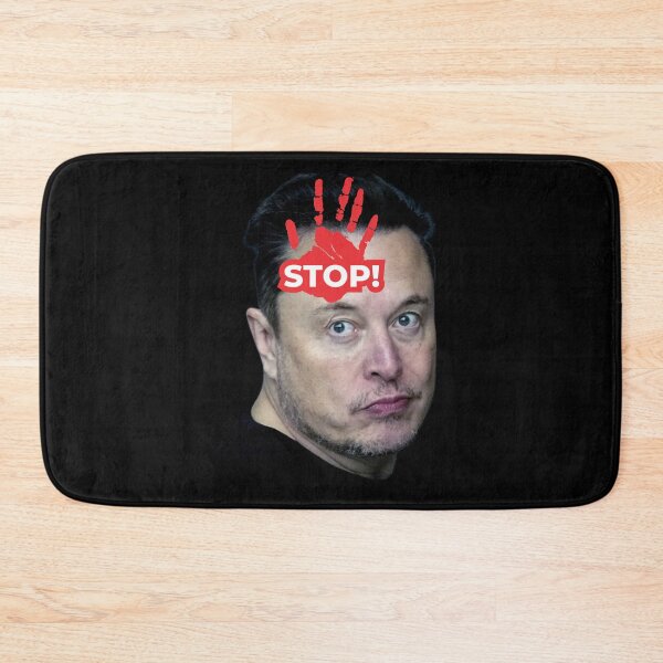 Aperçu de l'œuvre Arrêtez Elon Musk créée et vendue par SMARTKIT DESIGNAGENCY.