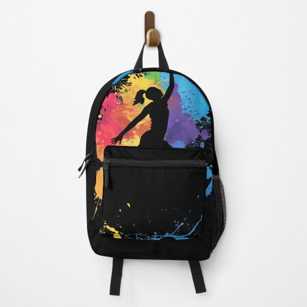 Item preview, Basketball Girl Colorful Paint Splash designed and sold by MadCatPrints.