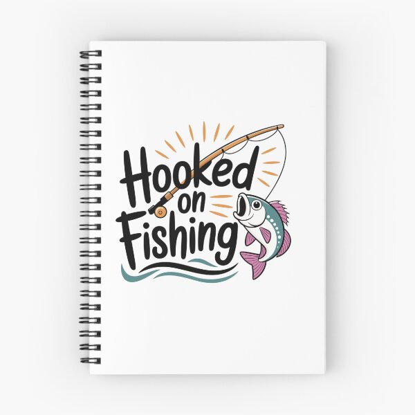 Item preview, Hooked On Fishing-funny Fishing Motif designed and sold by MrERNST.
