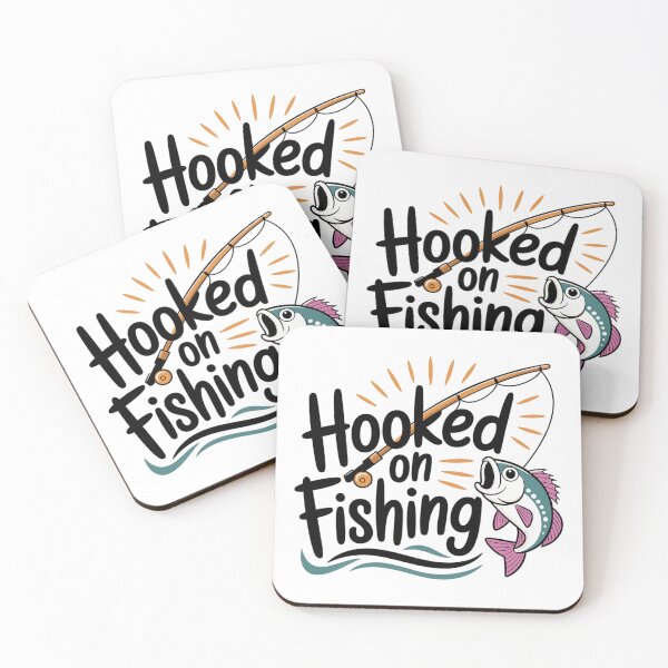 Item preview, Hooked On Fishing-funny Fishing Motif designed and sold by MrERNST.