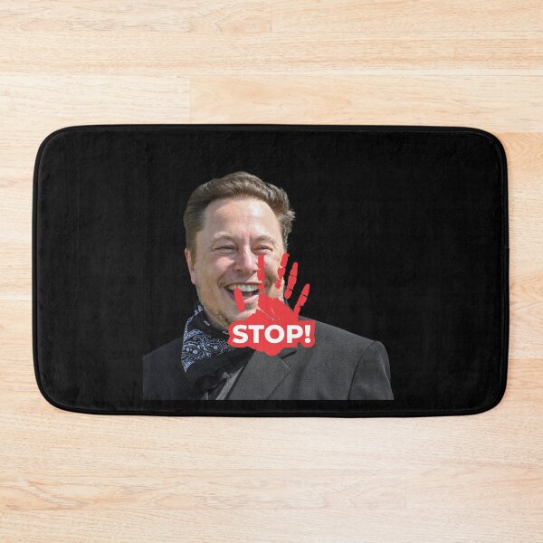 Aperçu de l'œuvre Arrêtez Elon Musk créée et vendue par SMARTKIT DESIGNAGENCY.