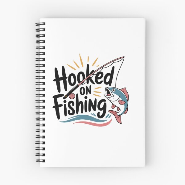 Item preview, Hooked On Fishing-funny Fishing Motif designed and sold by MrERNST.