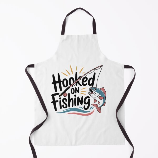 Item preview, Hooked On Fishing-funny Fishing Motif designed and sold by MrERNST.