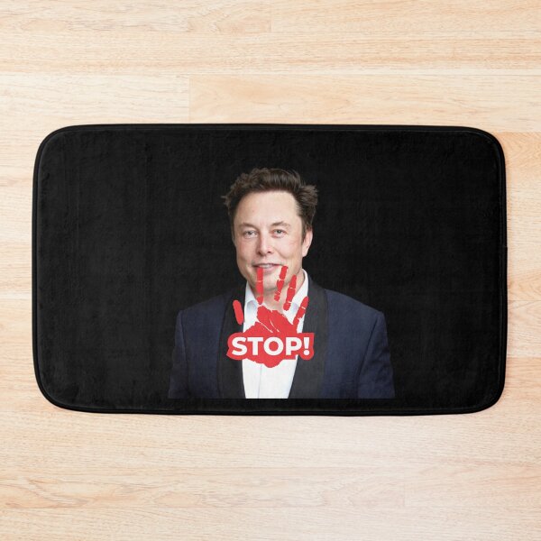 Aperçu de l'œuvre Arrêtez Elon Musk créée et vendue par SMARTKIT DESIGNAGENCY.