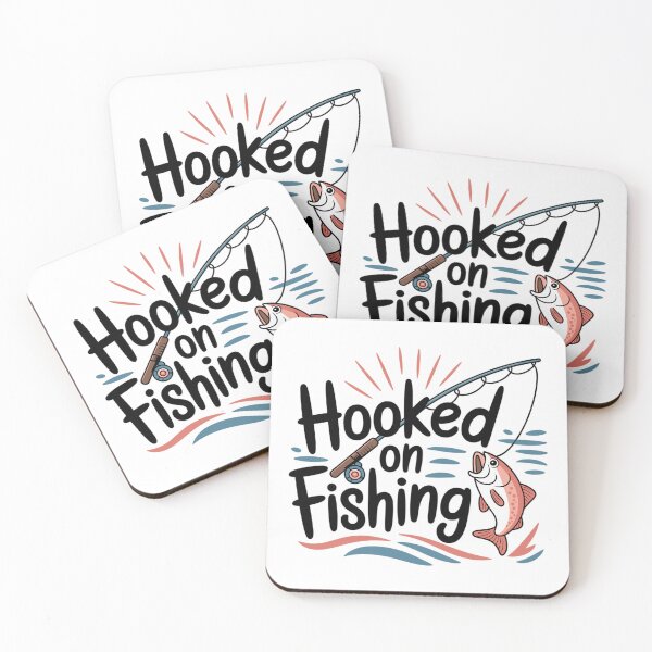 Item preview, Hooked On Fishing-funny Fishing Motif designed and sold by MrERNST.