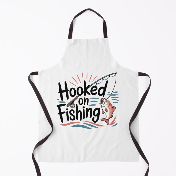 Item preview, Hooked On Fishing-funny Fishing Motif designed and sold by MrERNST.