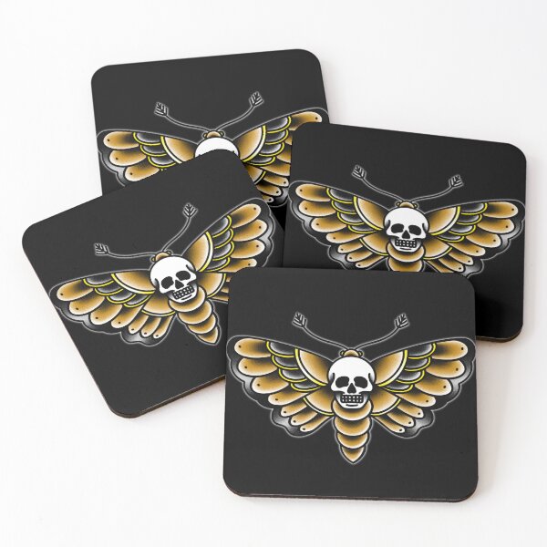 Item preview, Skull moth designed and sold by matiastattoo17.