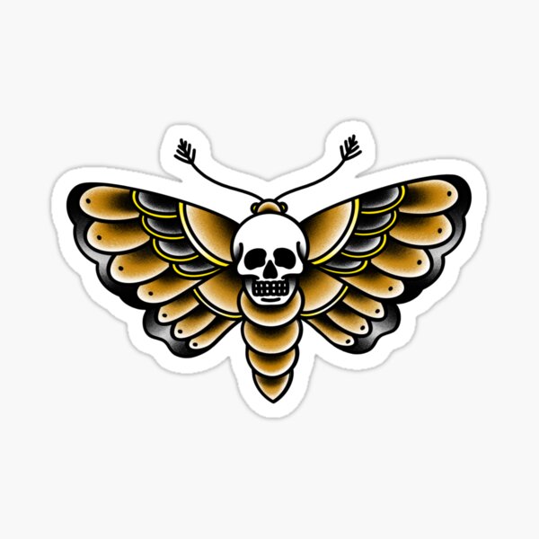 Artikel-Vorschau von Totenkopfmotte, designt und verkauft von matiastattoo17.