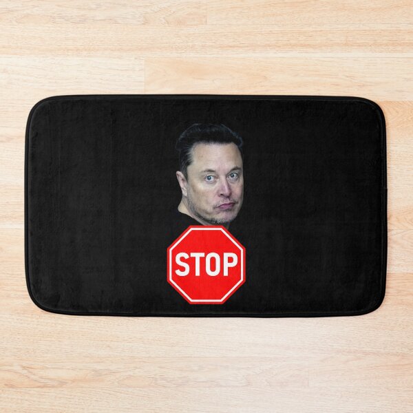 Aperçu de l'œuvre Arrêtez Elon Musk créée et vendue par SMARTKIT DESIGNAGENCY.