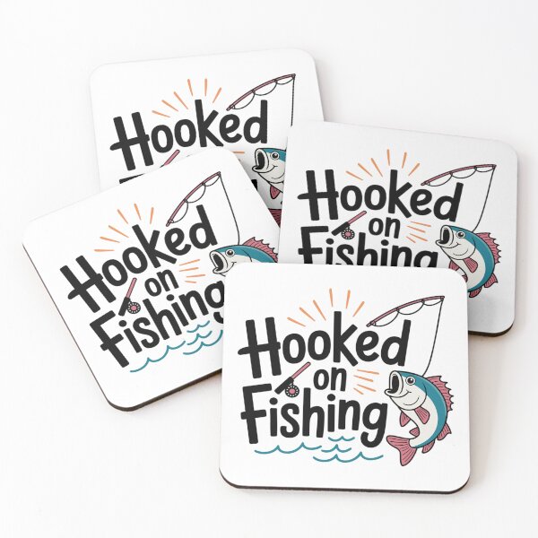 Item preview, Hooked On Fishing-funny Fishing Motif designed and sold by MrERNST.